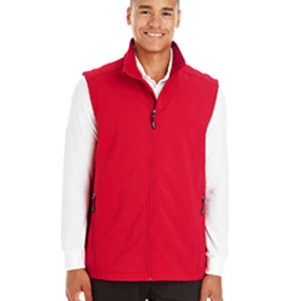 AGDATA - Men's Cruise Two-Layer Fleece Bonded Soft Shell Vest Thumbnail