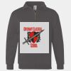 Unisex Nublend® Cadet Collar Quarter-Zip Sweatshirt Thumbnail